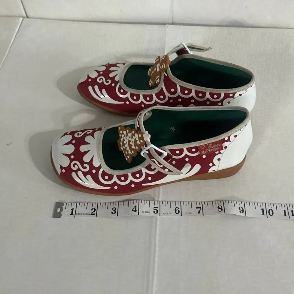 Rare Chocolaticas Ginger Bread Mary Jane flats by Hot Chocolate Design Size 7
